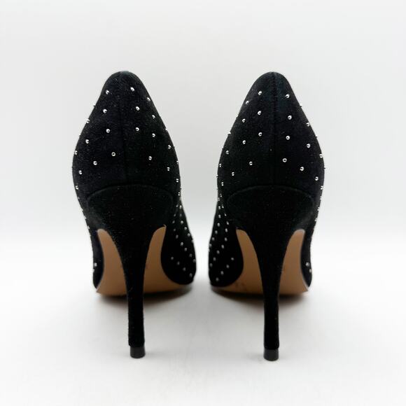 Linea Paola Womens Pamila Pumps US 5.5 M Black Stud Details Stiletto NIB - Picture 10 of 12